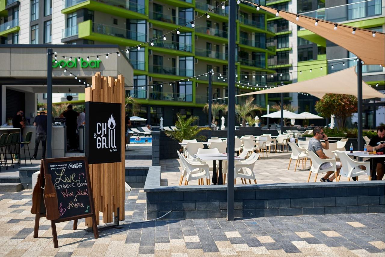 Coral Aparthotel Pool & Spa Mamaia Nord Năvodari Extérieur photo